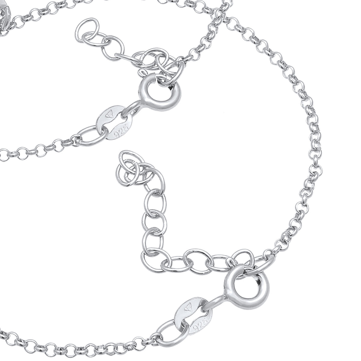Silber - Elli | Mutter-Kind-Armbandset | 925er Sterling Silber