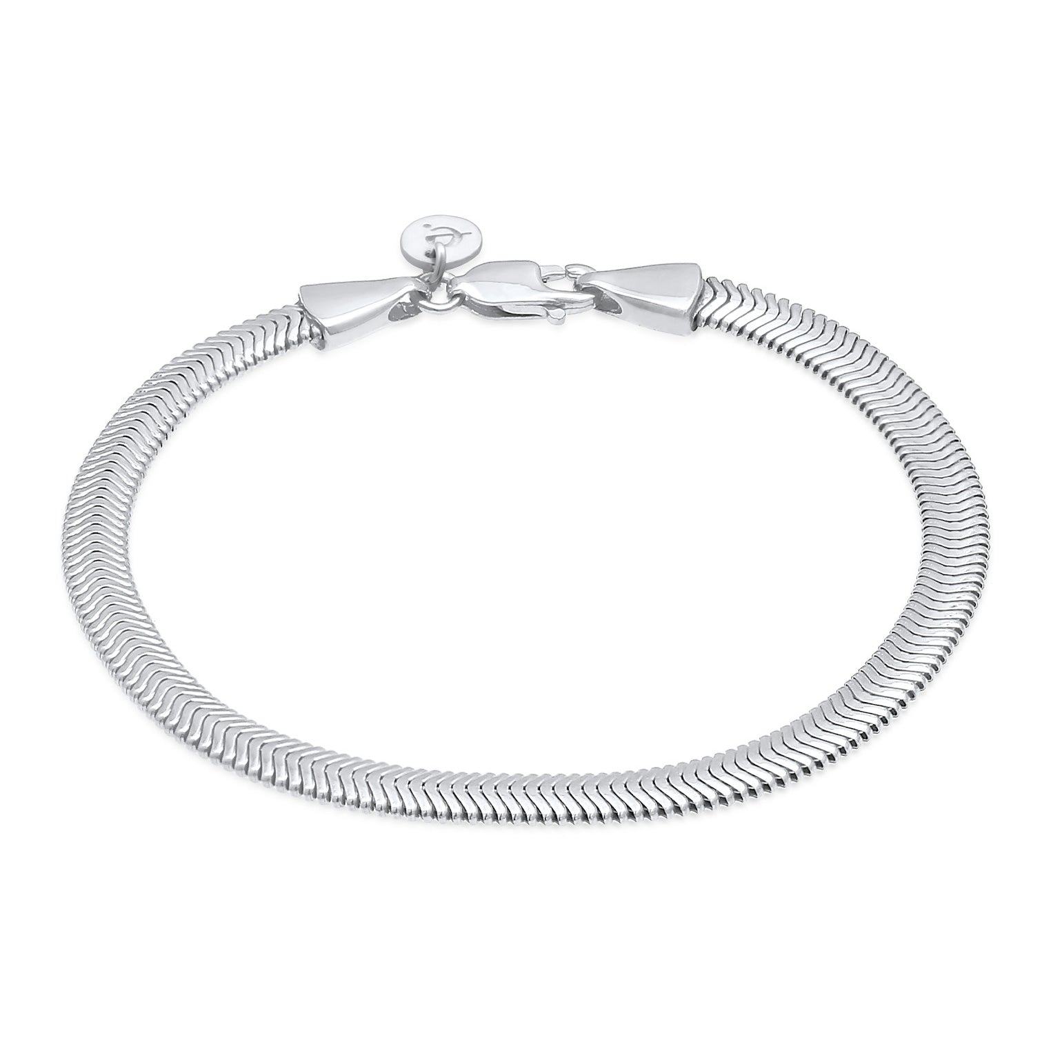 Silber - Elli PREMIUM | Schlangen-Armband | 925er Sterling Silber