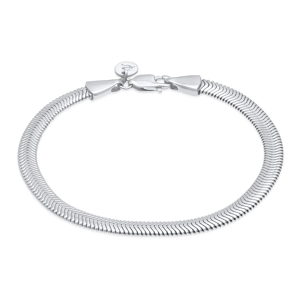 Silber - Elli PREMIUM | Schlangen-Armband | 925er Sterling Silber