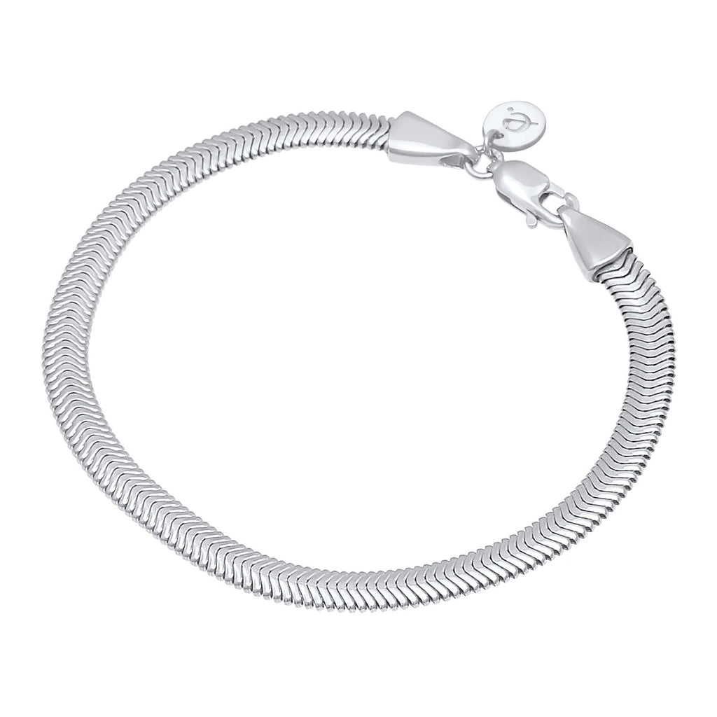 Silber - Elli PREMIUM | Schlangen-Armband | 925er Sterling Silber