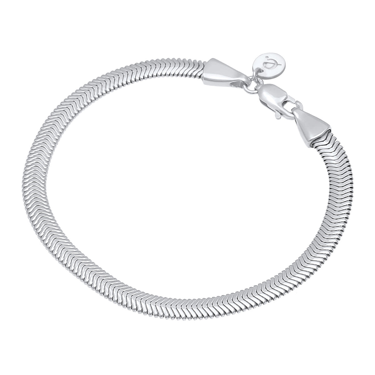 Silber - Elli PREMIUM | Schlangen-Armband | 925er Sterling Silber