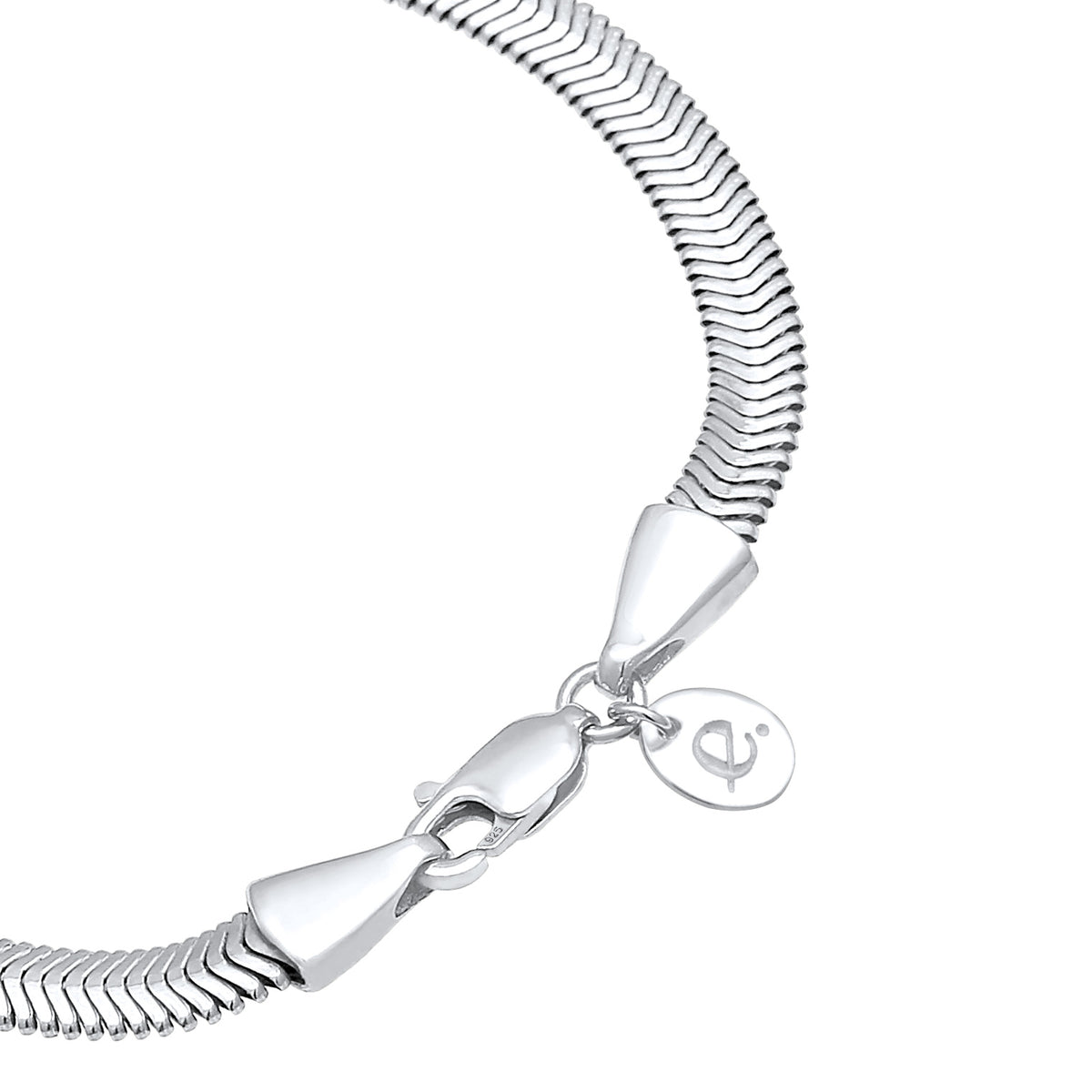 Silber - Elli PREMIUM | Schlangen-Armband | 925er Sterling Silber