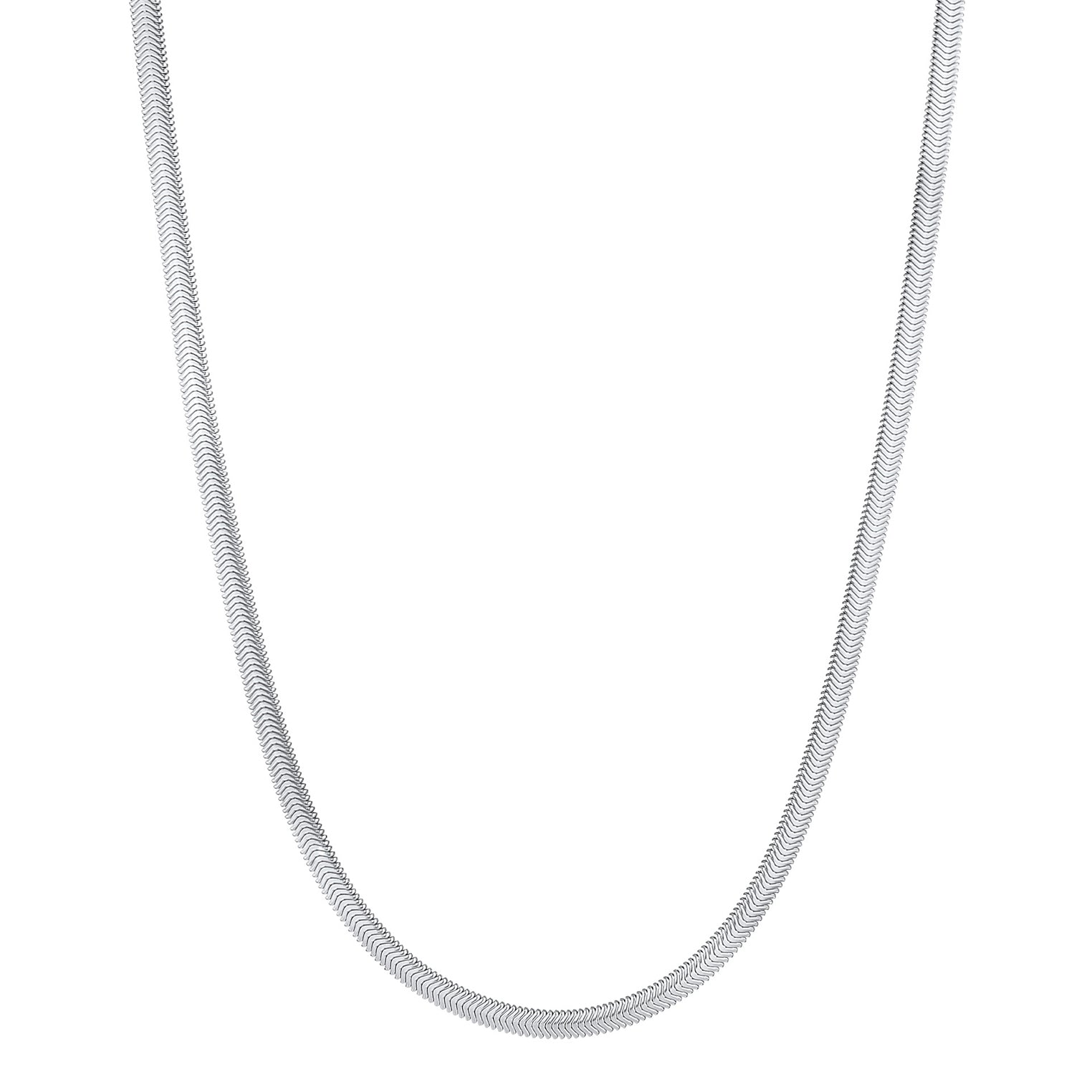 Silber - Elli PREMIUM | Schlangen-Halskette | 925er Sterling Silber