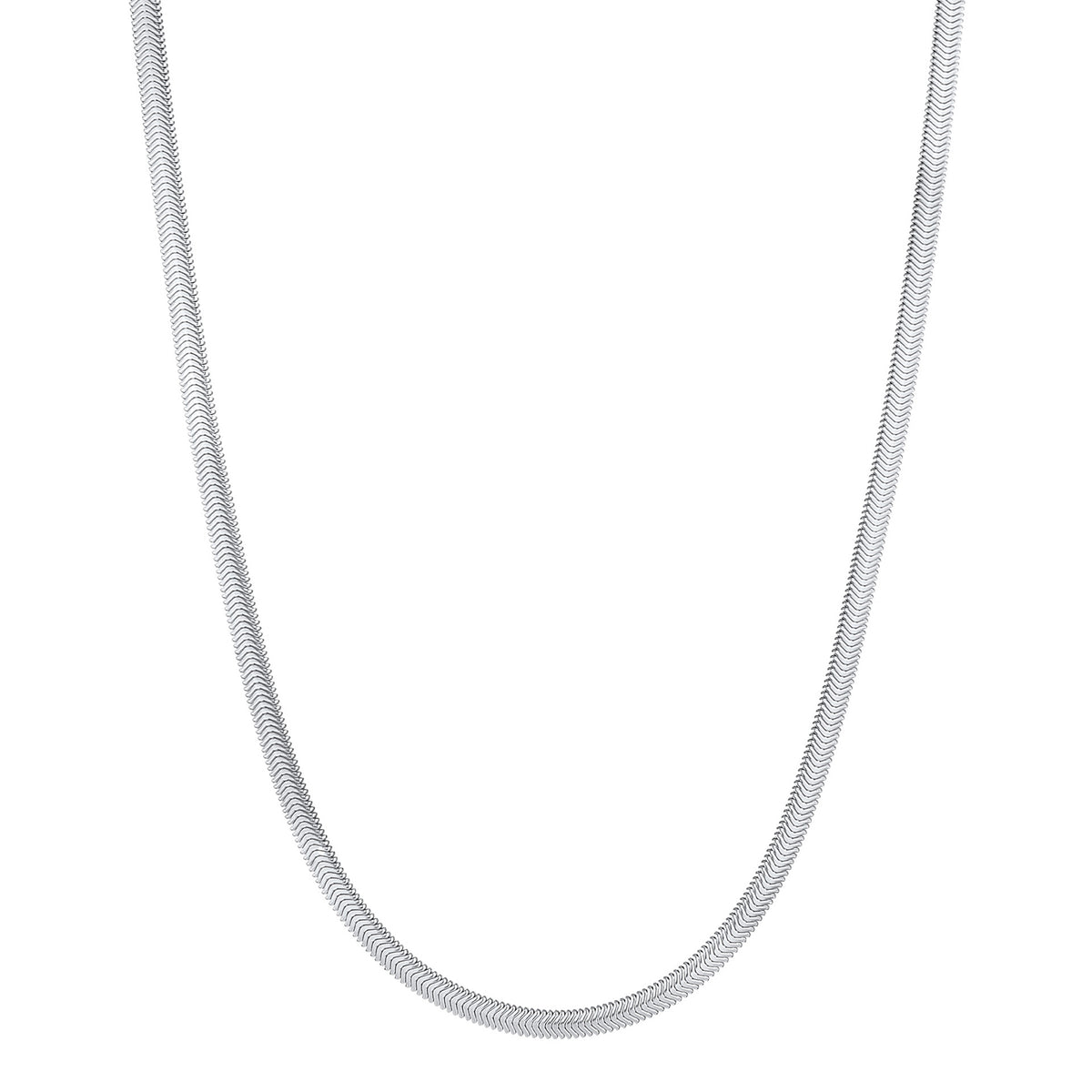 Silber - Elli PREMIUM | Schlangen-Halskette | 925er Sterling Silber