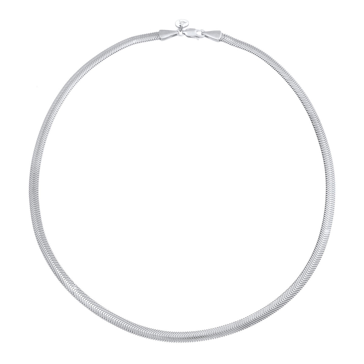 Silber - Elli PREMIUM | Schlangen-Halskette | 925er Sterling Silber
