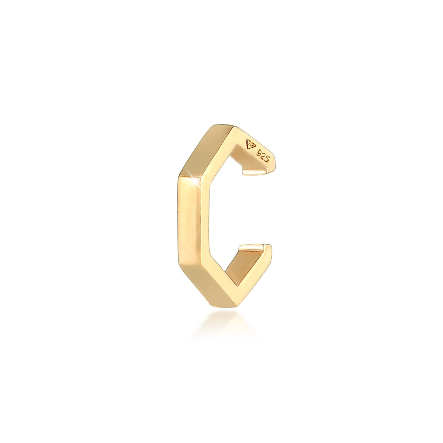 Gold - Elli | Earcuff | 925 Sterling Silber vergoldet