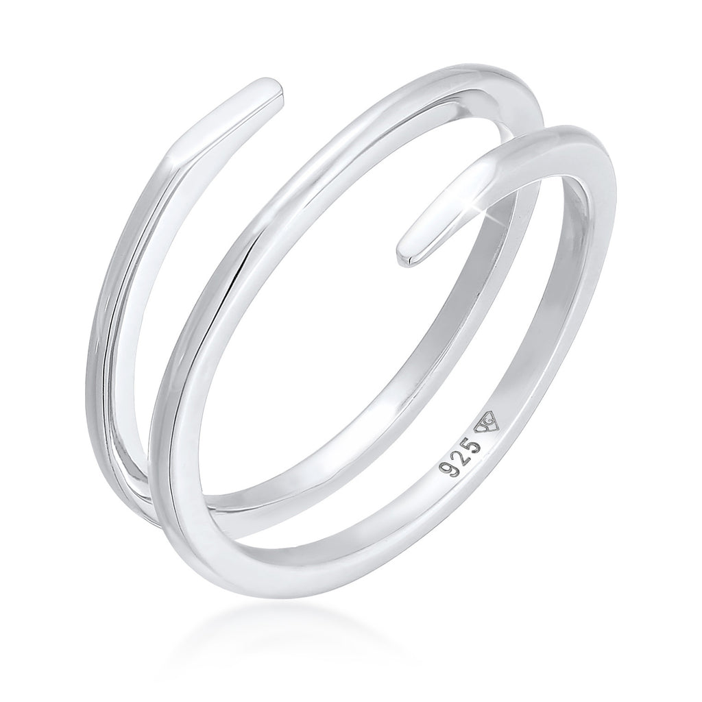 Silber - Elli | Ring Geo | 925er Sterling Silber