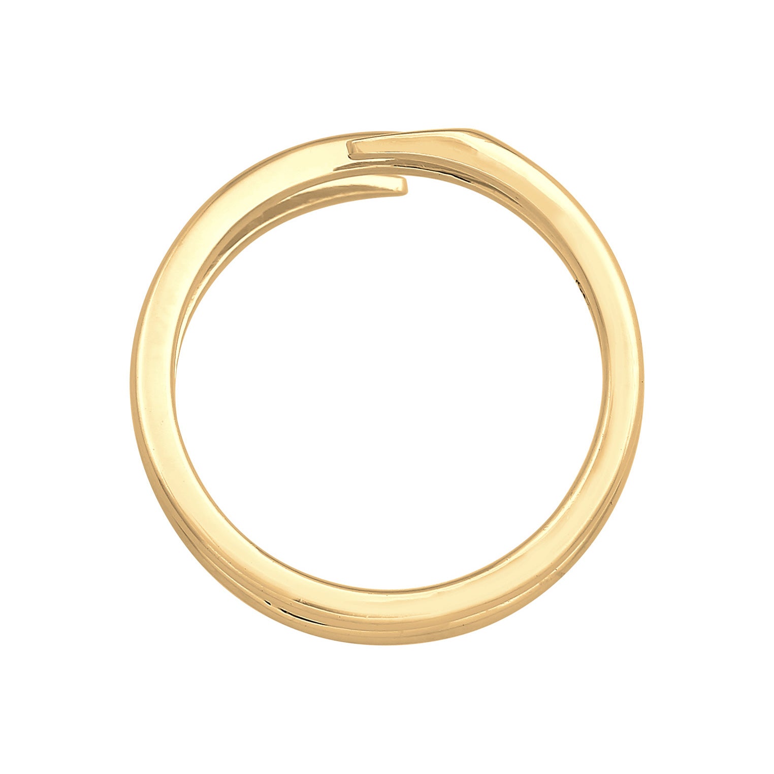 Gold - Elli | Ring Geo | 925 Sterling Silber vergoldet