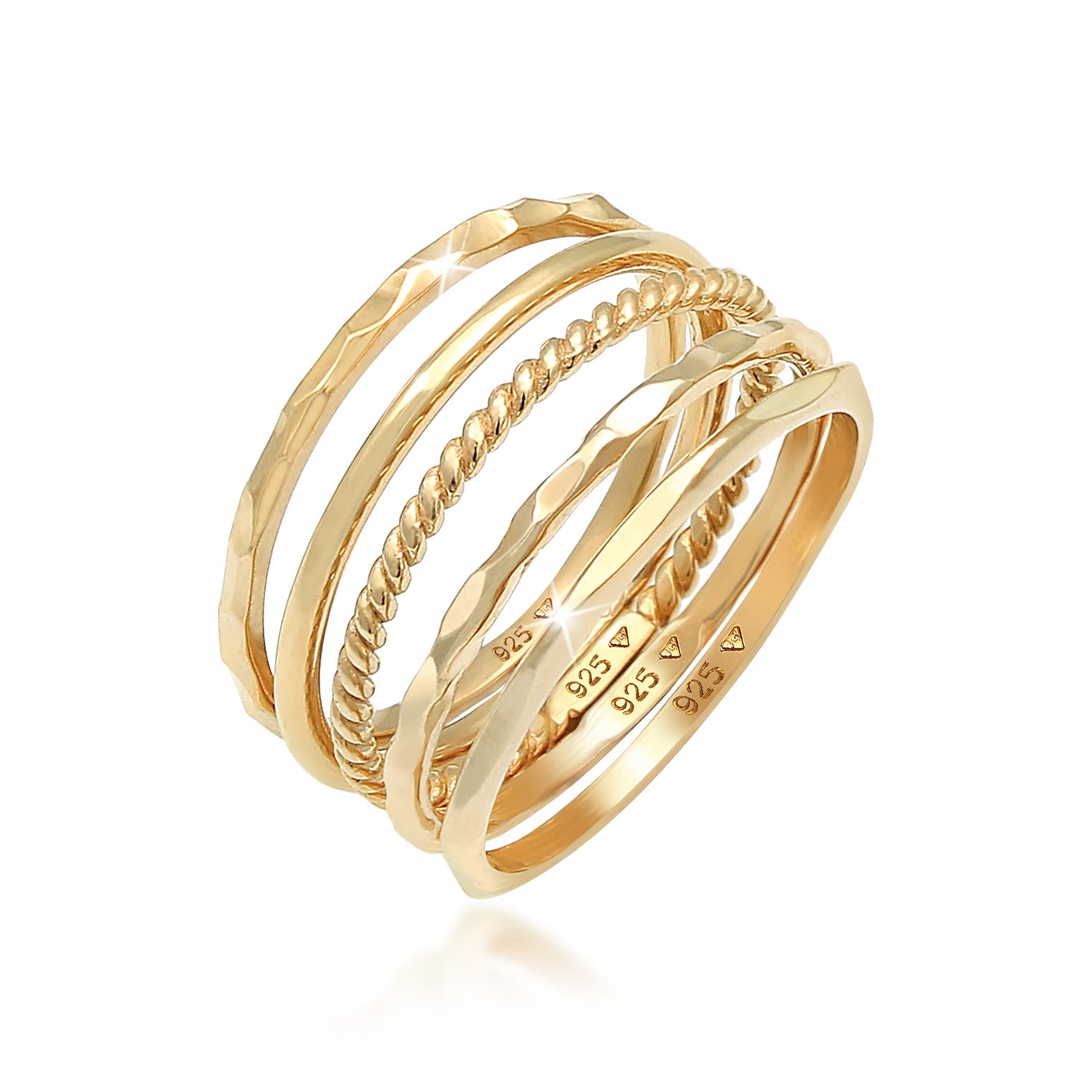 Rings made of silver or gold, buy from Elli