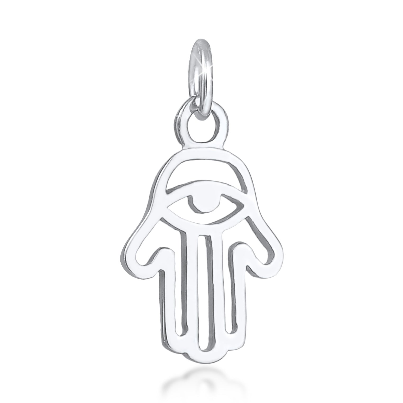 Silber - Elli | Anhänger Hamsa Hand | 925er Sterling Silber