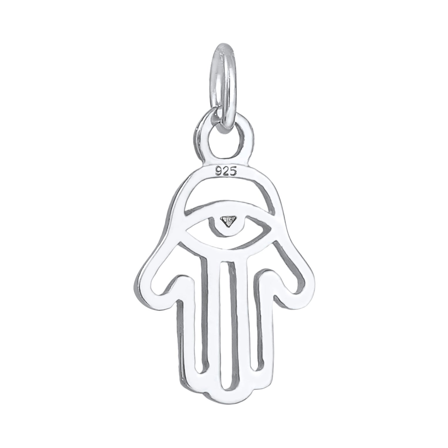 Silber - Elli | Anhänger Hamsa Hand | 925er Sterling Silber