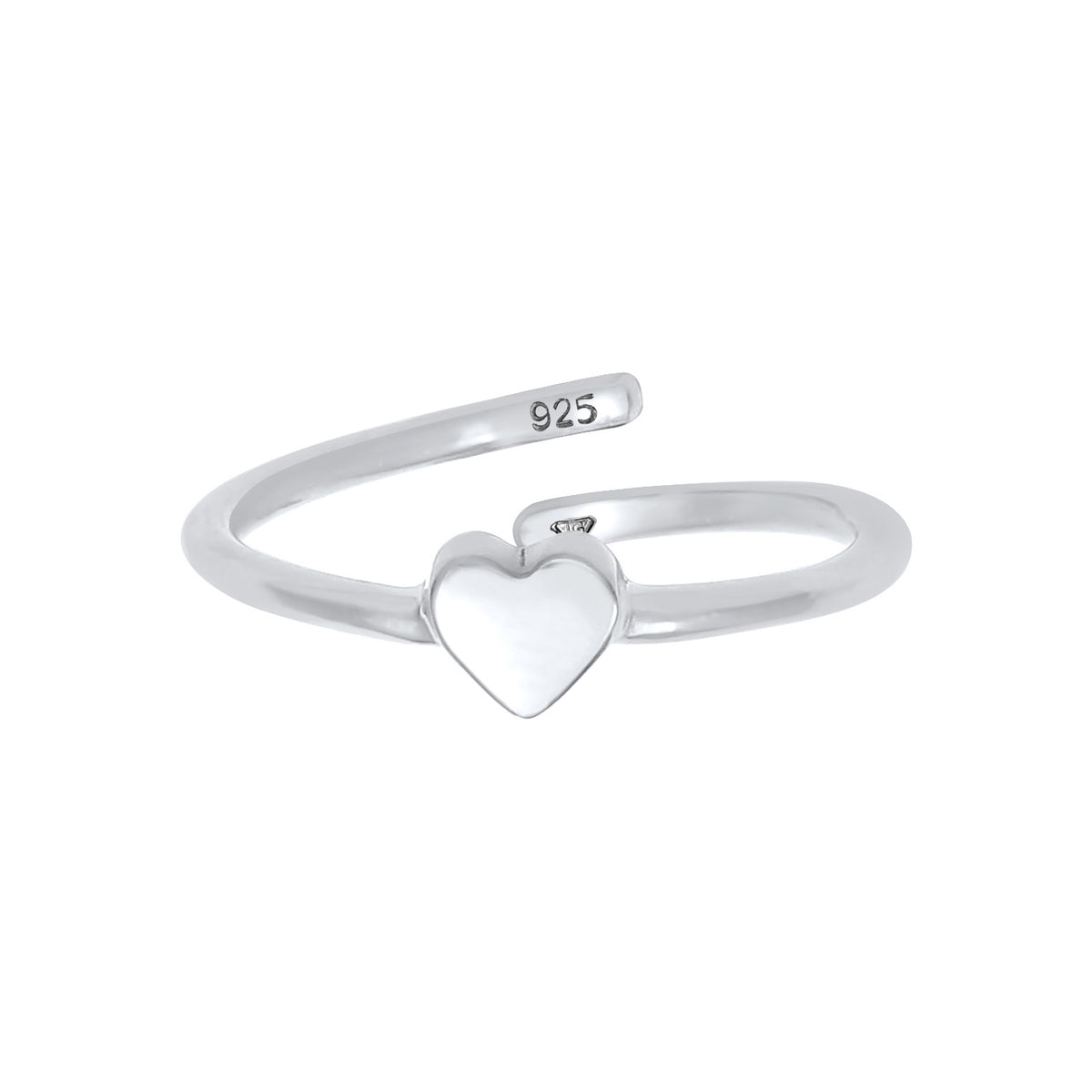Silber - Elli | Ring Herz | 925er Sterling Silber