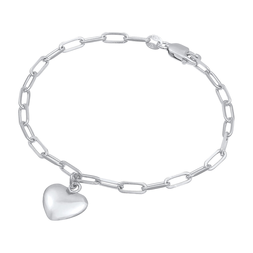 Link Bracelet Heart