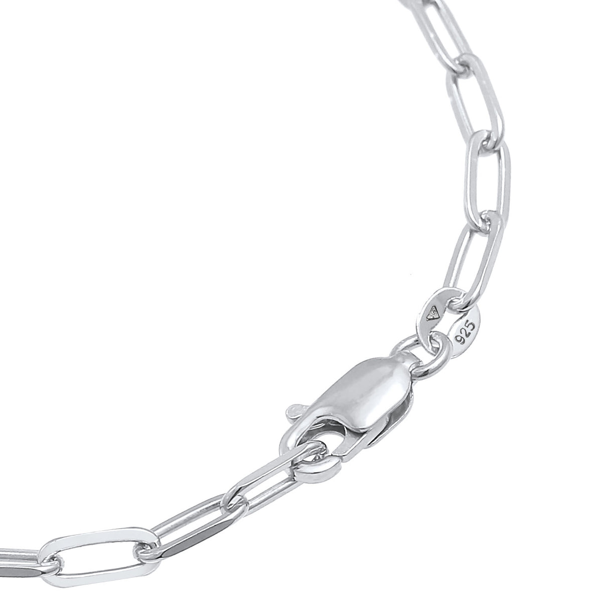 Silber - Elli | Glieder-Armband Herz | 925er Sterling Silber