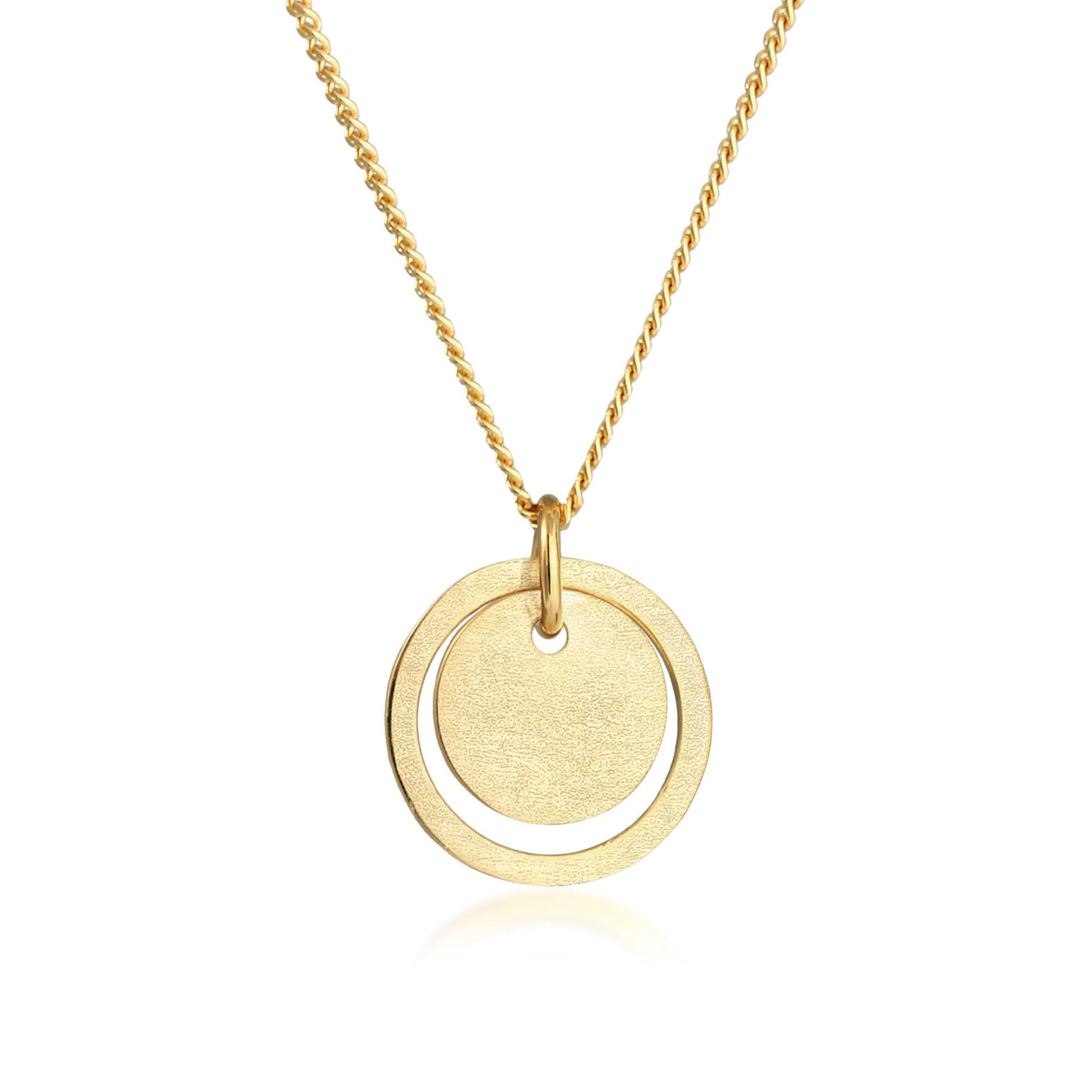 Gold - Elli | Halskette Geo | 925 Sterling Silber vergoldet