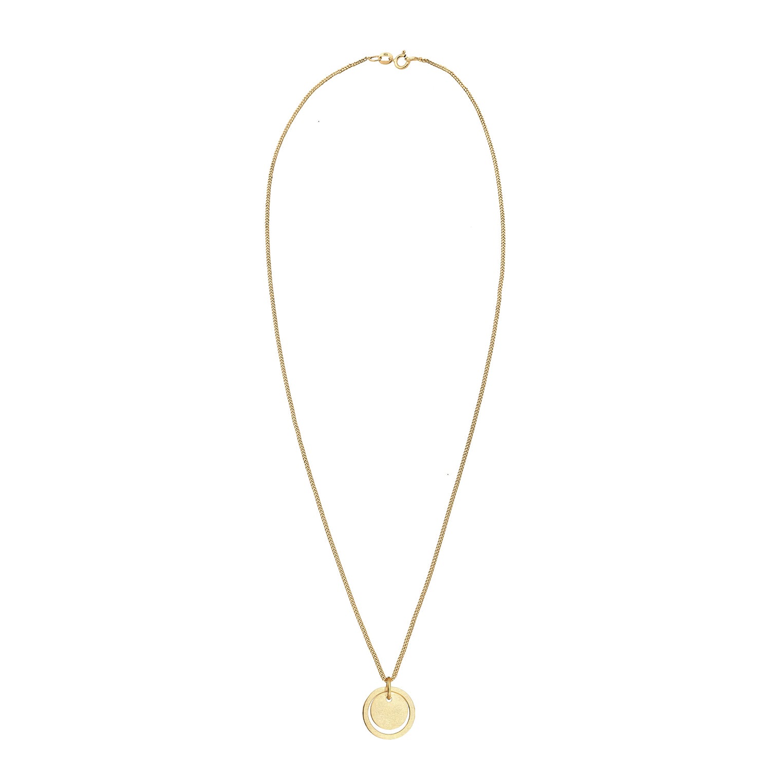 Gold - Elli | Halskette Geo | 925 Sterling Silber vergoldet