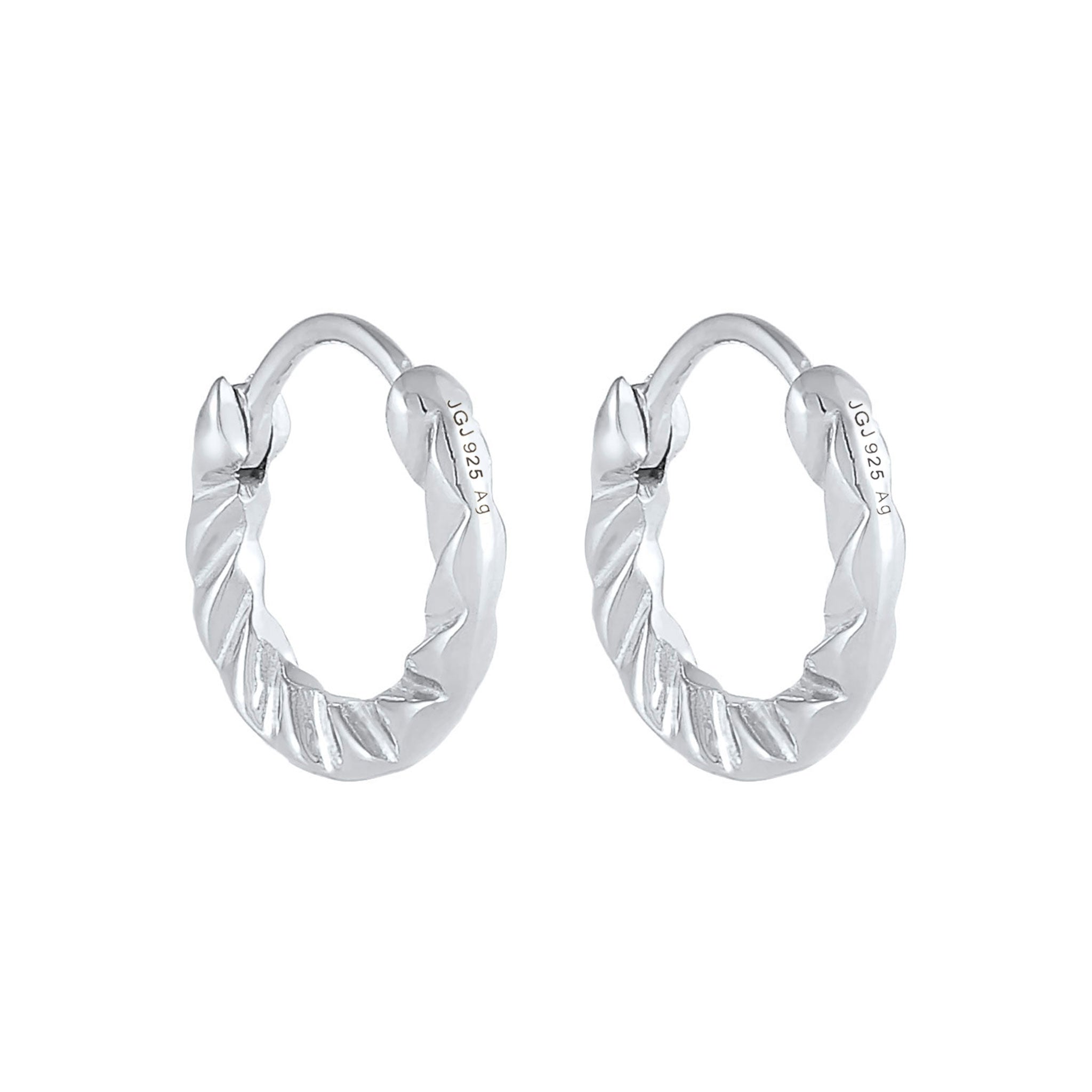 Silber - Elli | Creole | 925er Sterling Silber
