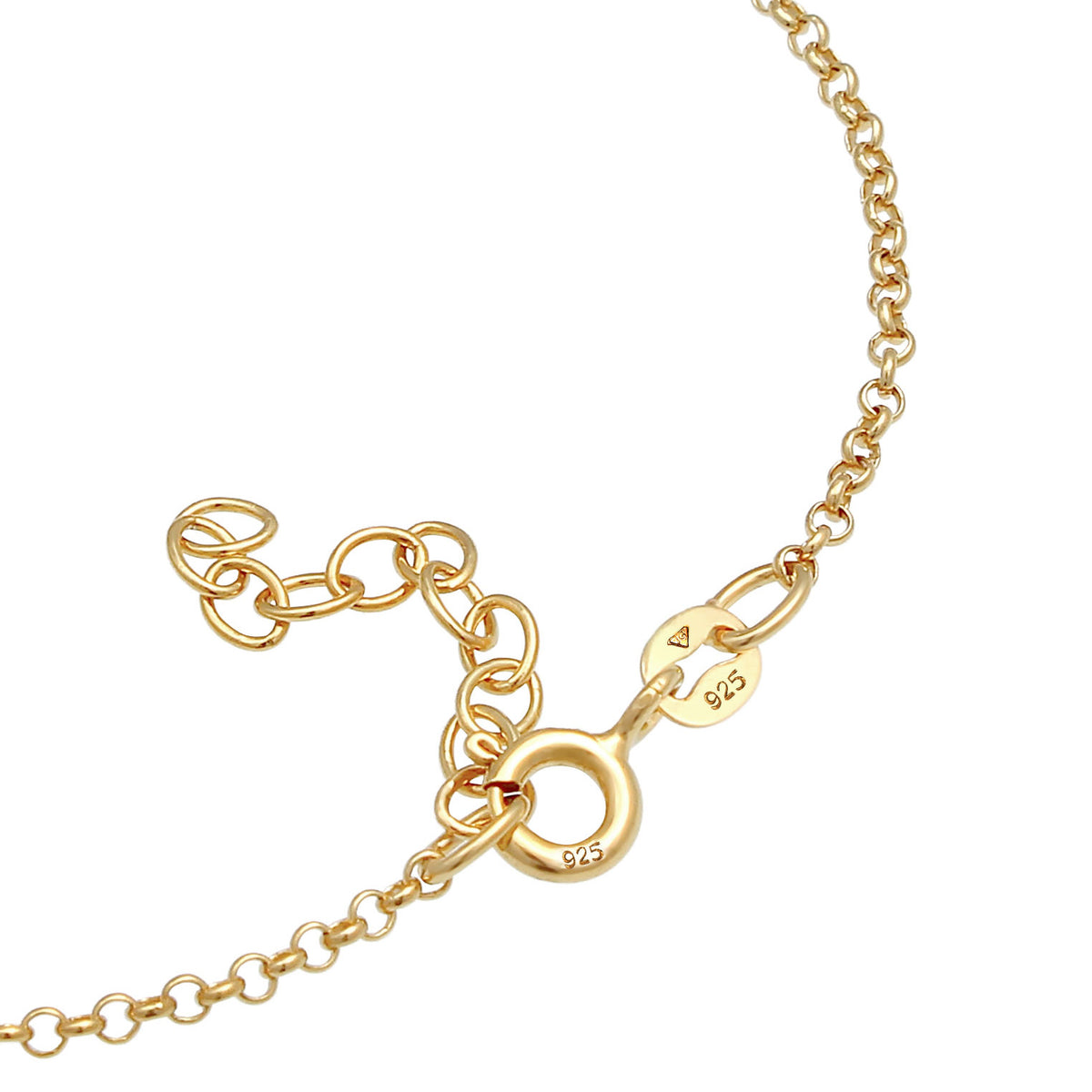 Gold - Elli | Armband Evil Eye | Zirkonia ( Weiß ) | 925 Sterling Silber vergoldet