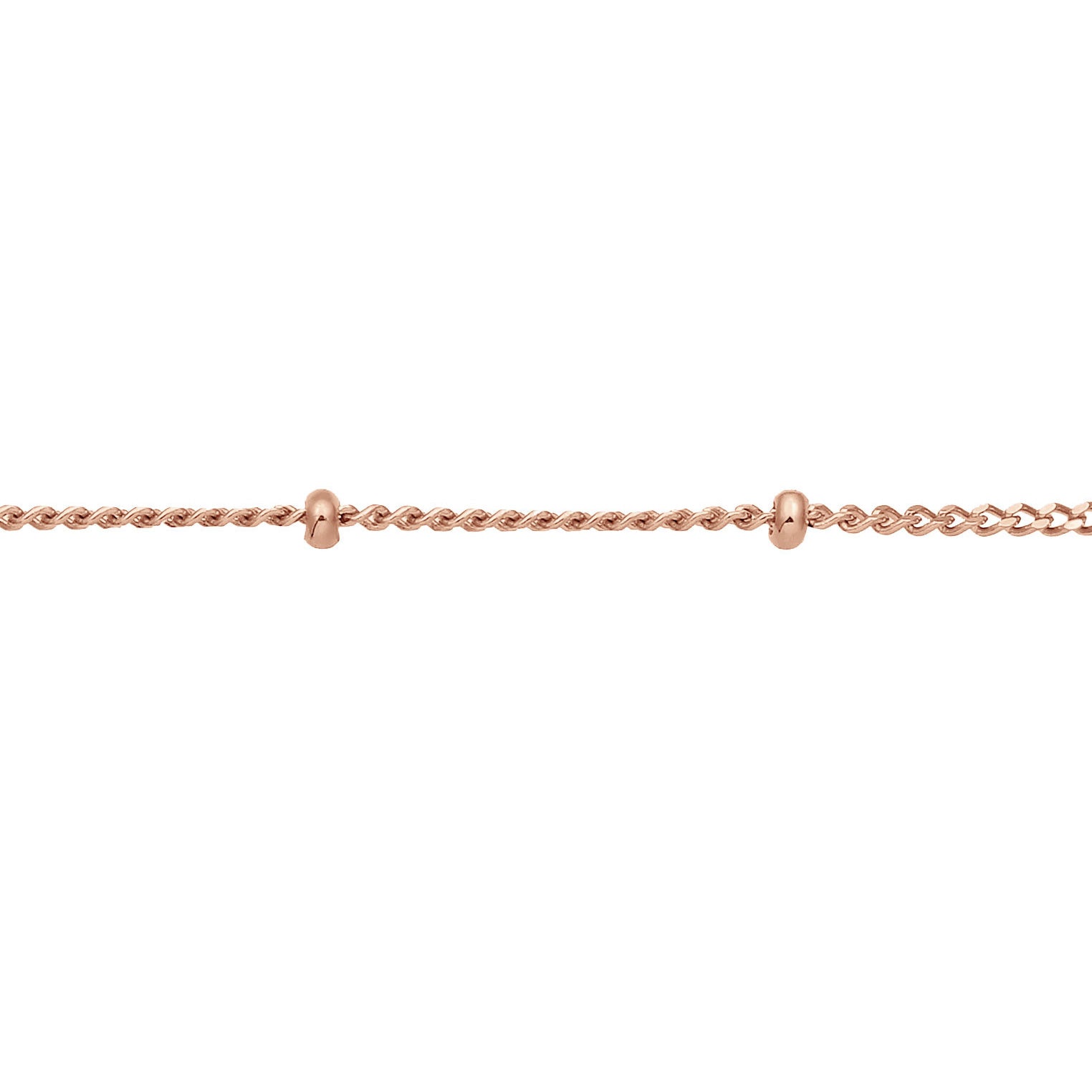 Roségold - Elli | Kugel-Choker | 925 Sterling Silber Rosegold