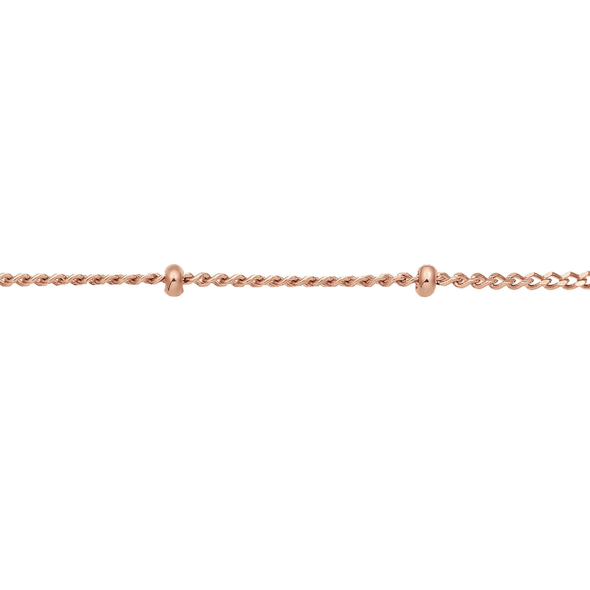 Roségold - Elli | Kugel-Choker | 925 Sterling Silber Rosegold
