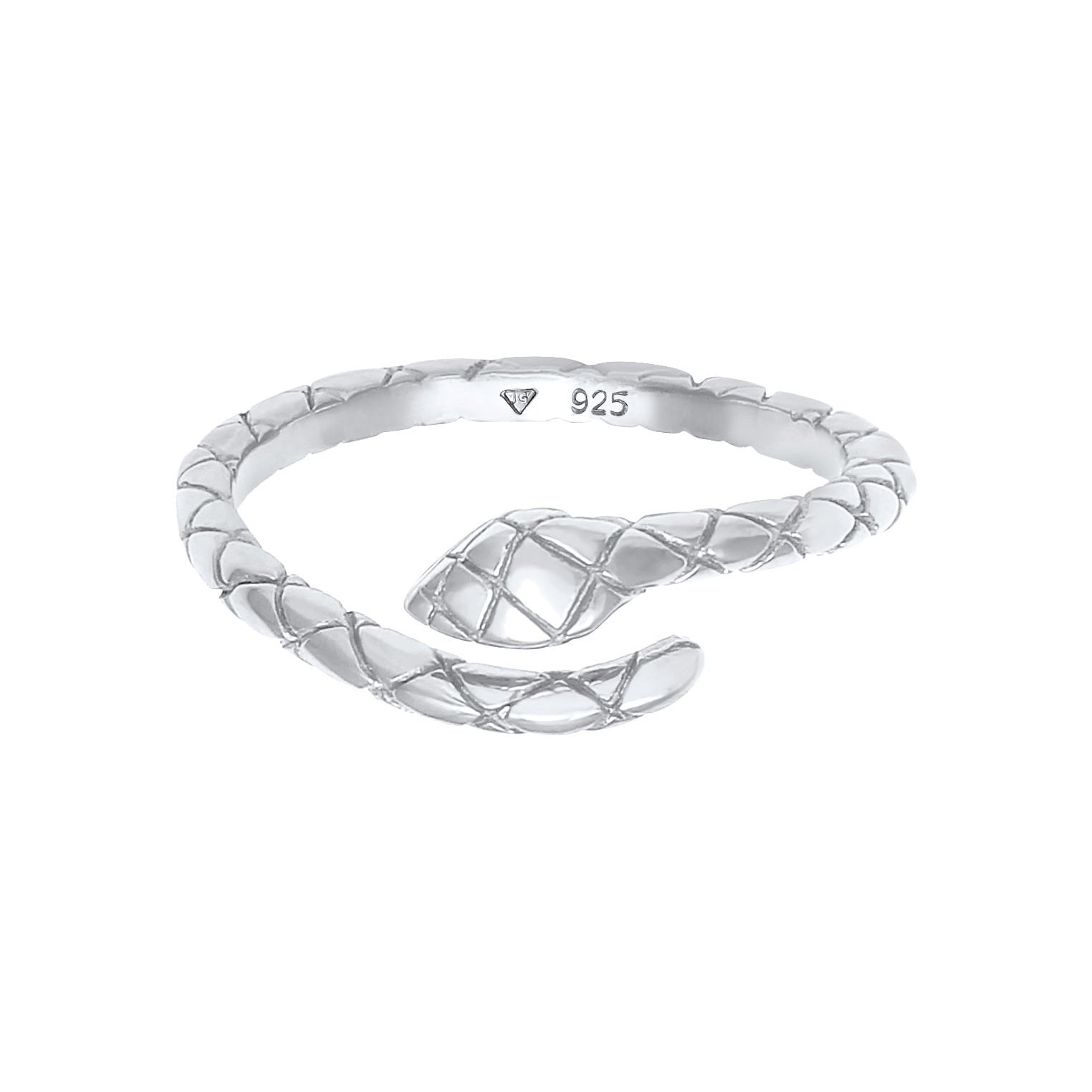 Silber - Elli | Ring Schlange | 925er Sterling Silber