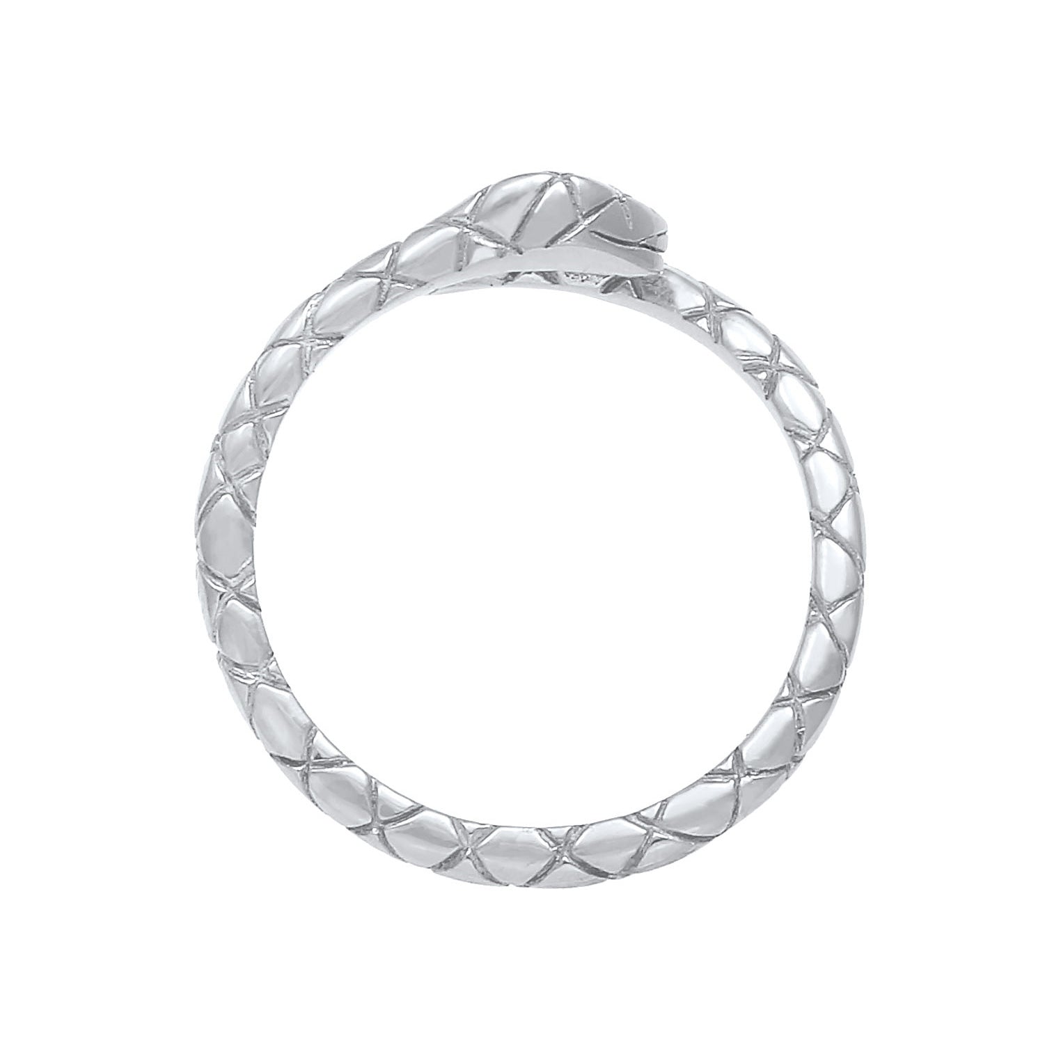 Silber - Elli | Ring Schlange | 925er Sterling Silber