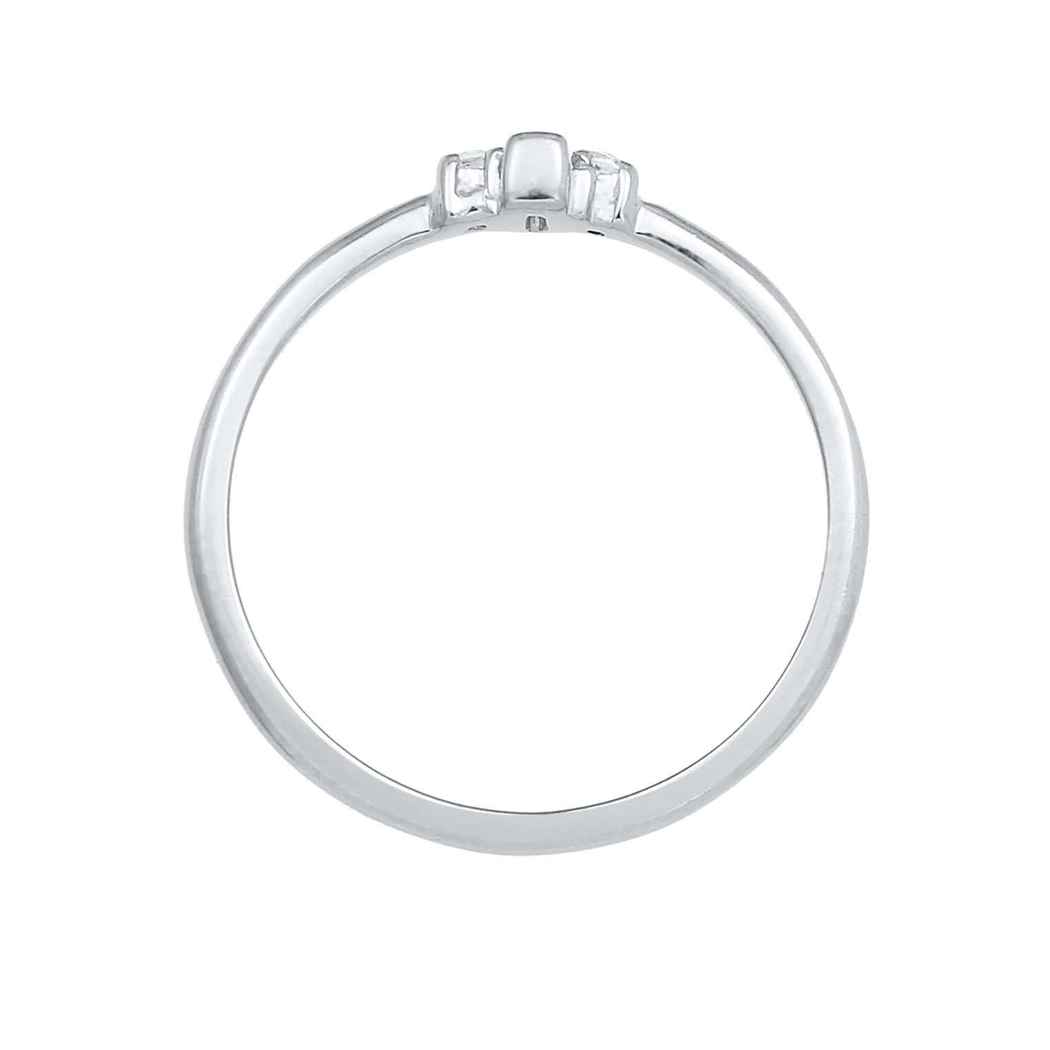 Silber - Elli PREMIUM | Ring | Topas ( Weiß ) | 925er Sterling Silber
