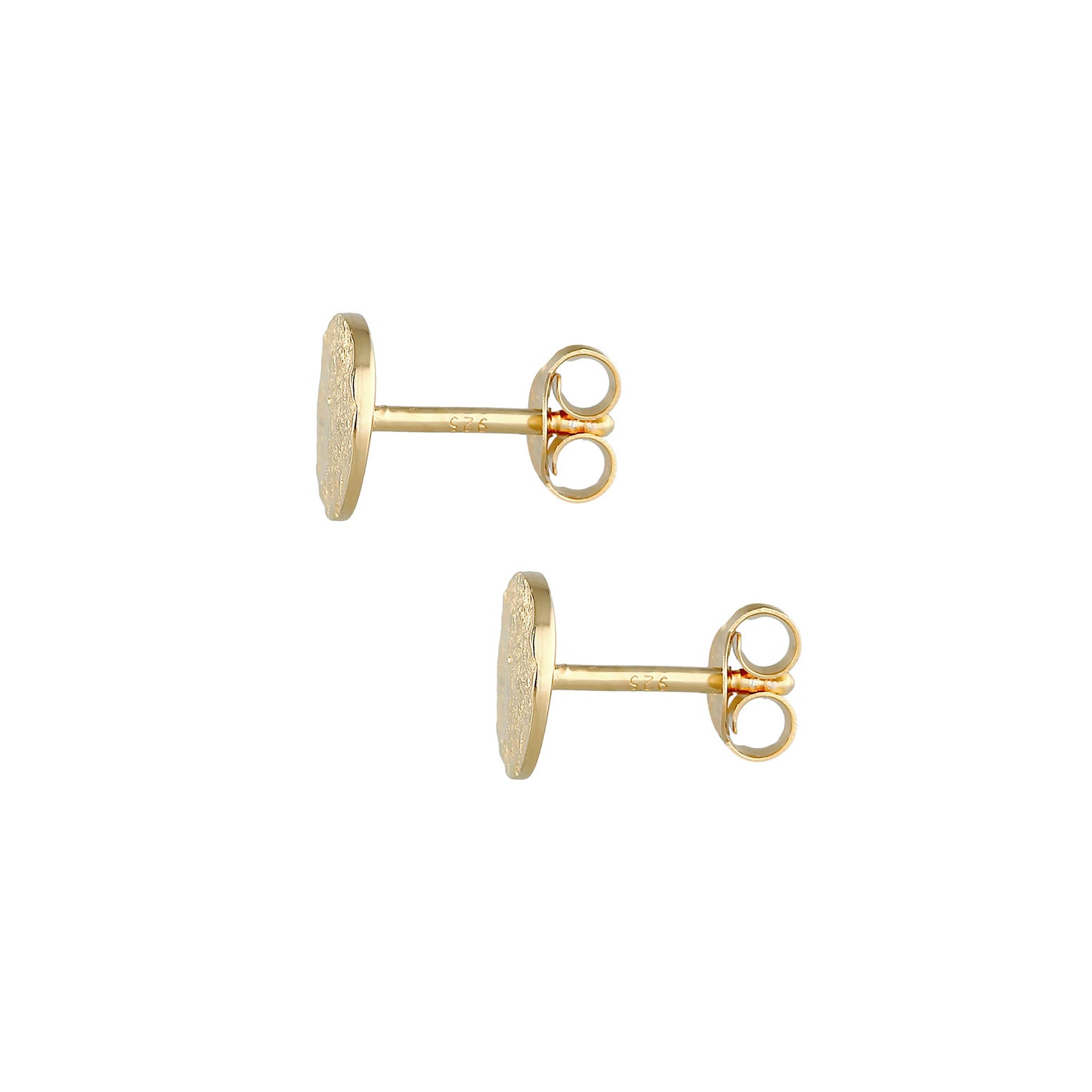 Gold - Elli | Ohrstecker | 925 Sterling Silber vergoldet