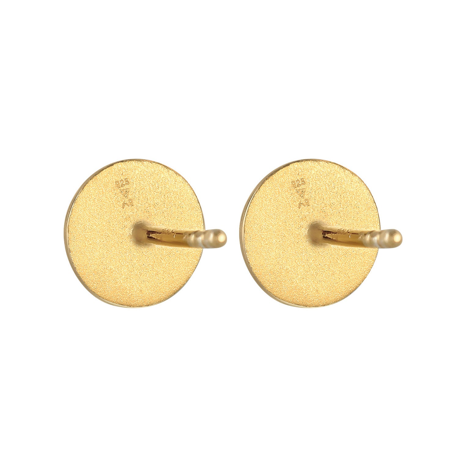 Gold - Elli | Ohrstecker | 925 Sterling Silber vergoldet