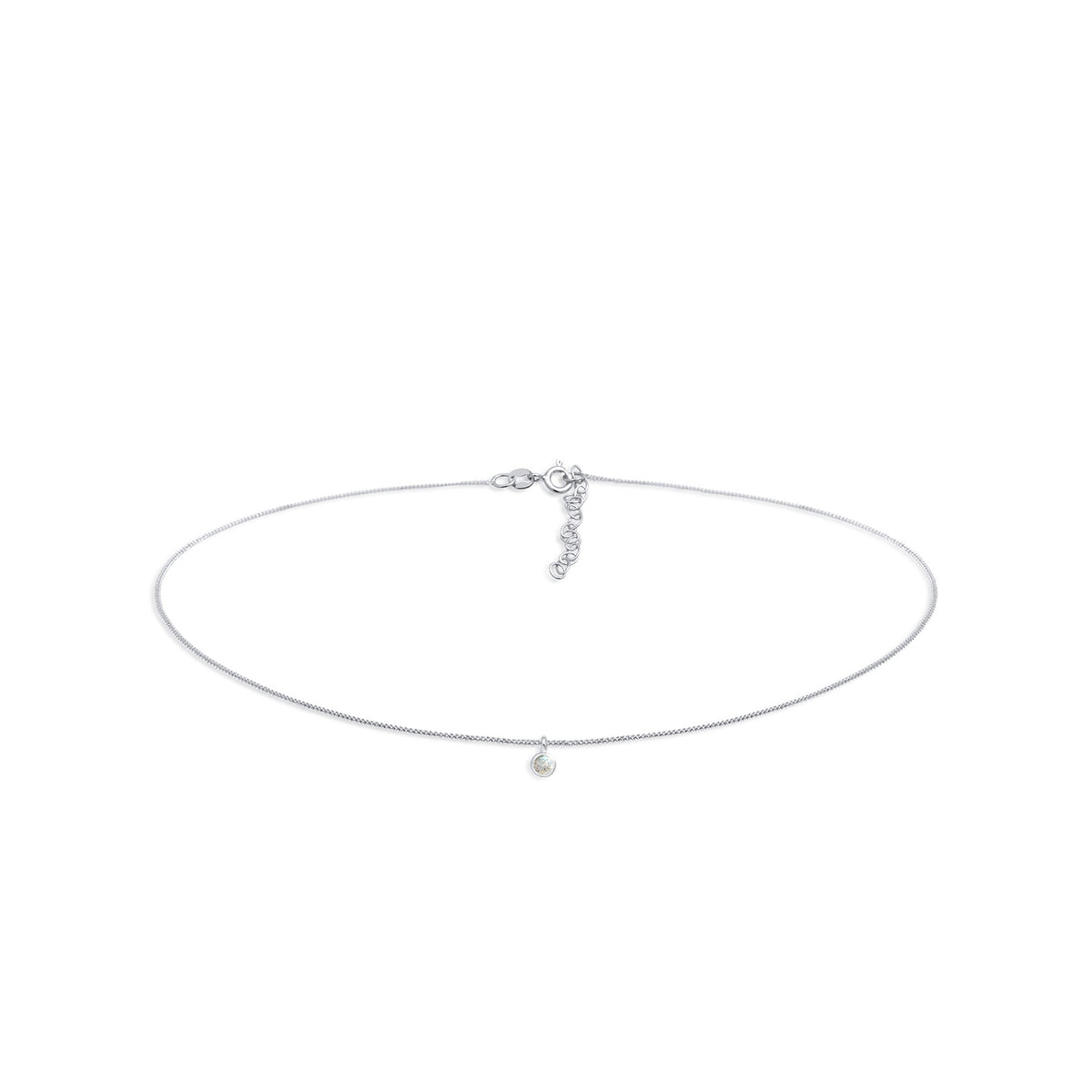 Silber - Elli | Choker | Labradorit (Grau) | 925er Sterling Silber