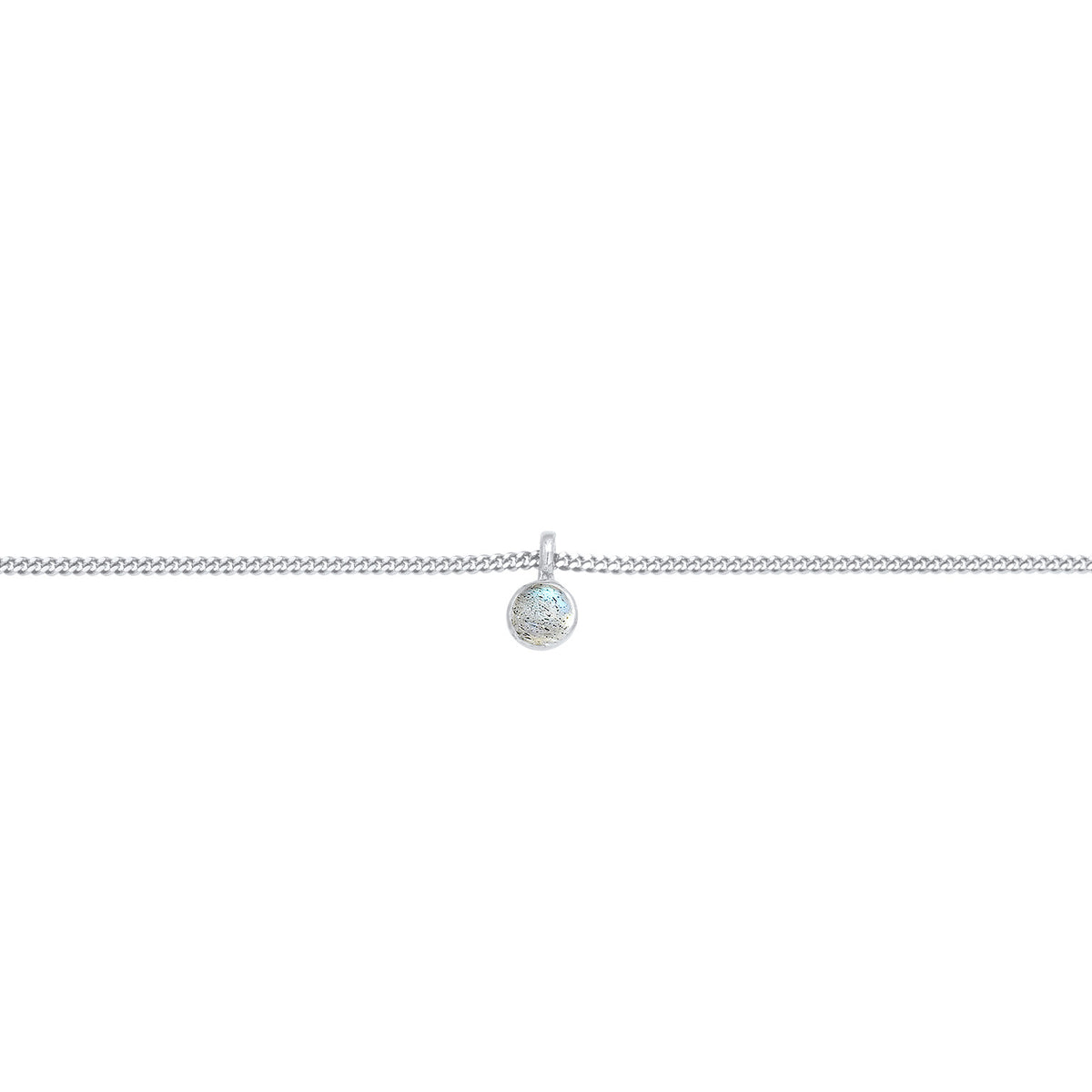 Silber - Elli | Choker | Labradorit (Grau) | 925er Sterling Silber