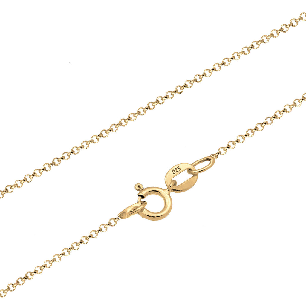Gold - Elli | Halskette Herz | 925 Sterling Silber vergoldet