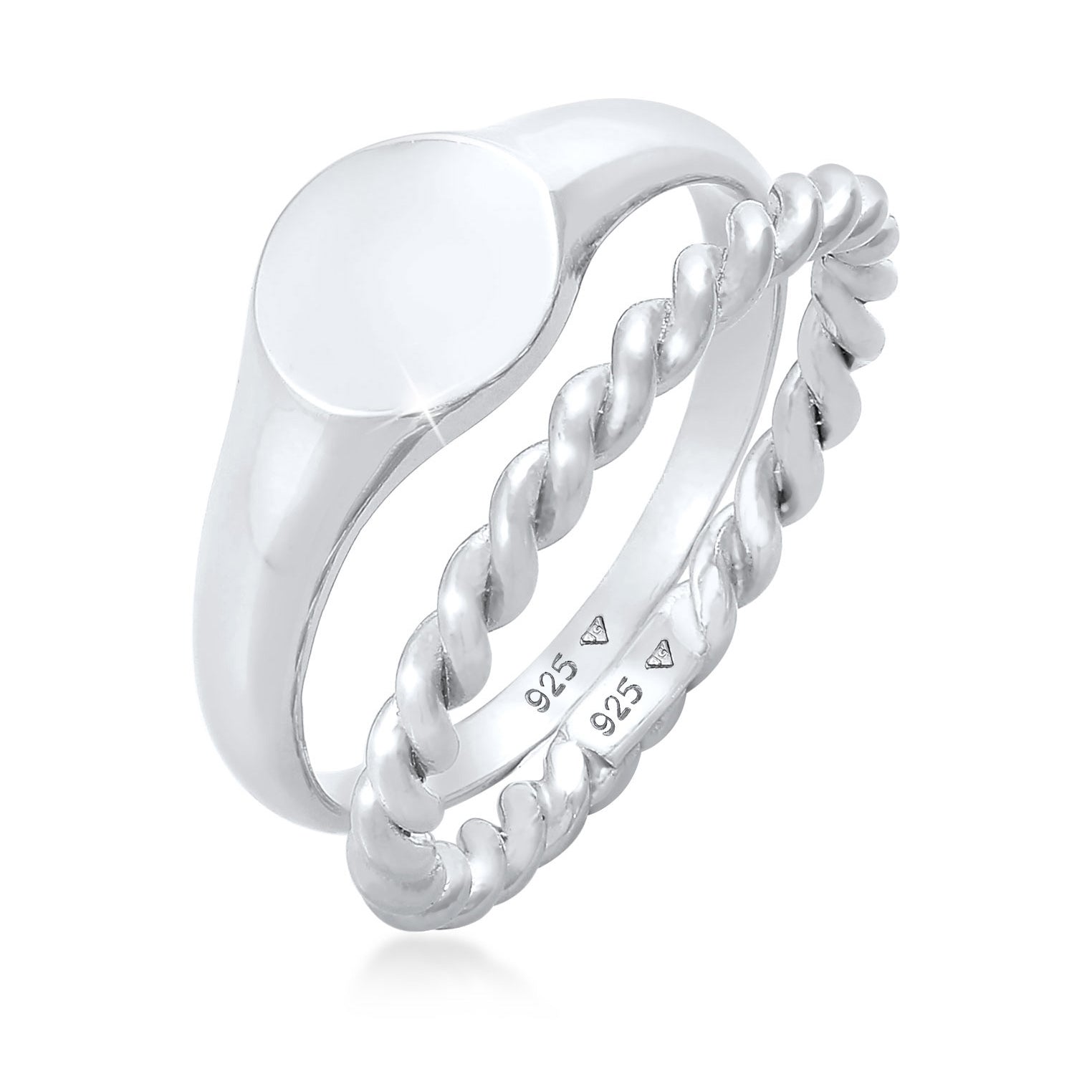 Silber - Elli | Bandring | 925er Sterling Silber