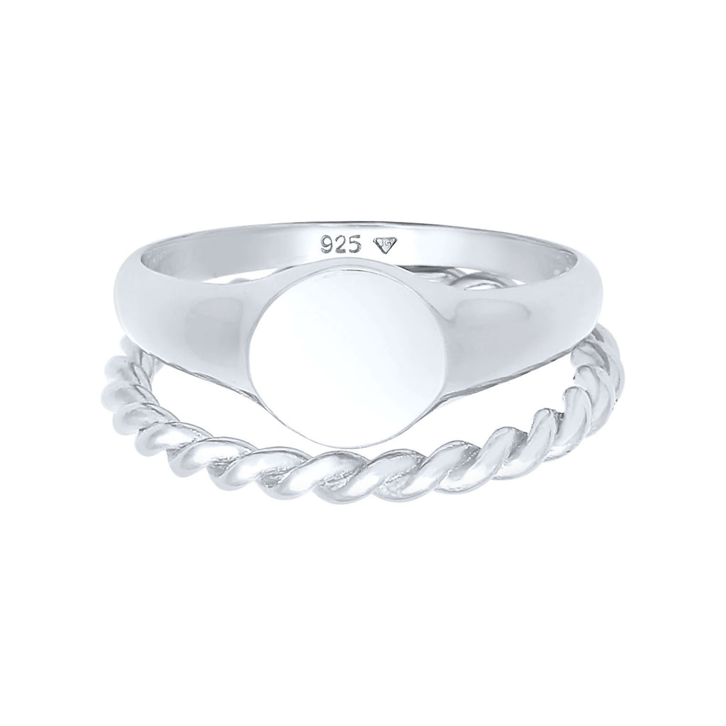 Silber - Elli | Bandring | 925er Sterling Silber