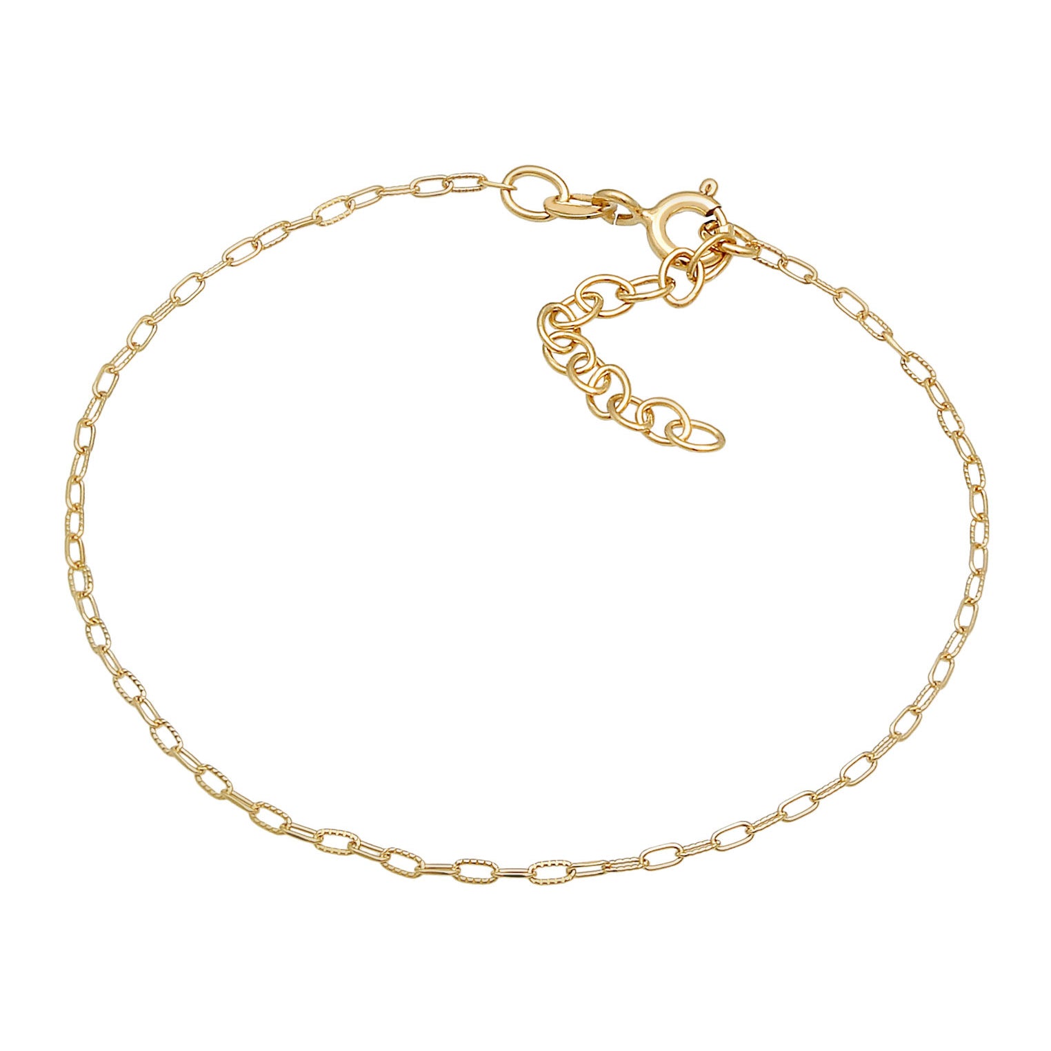 Gold - Elli | Gliederarmband | 925 Sterling Silber vergoldet