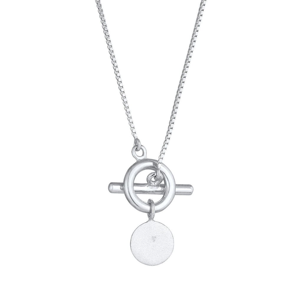 Silber - Elli | Venezianer-Halskette Geo | 925er Sterling Silber