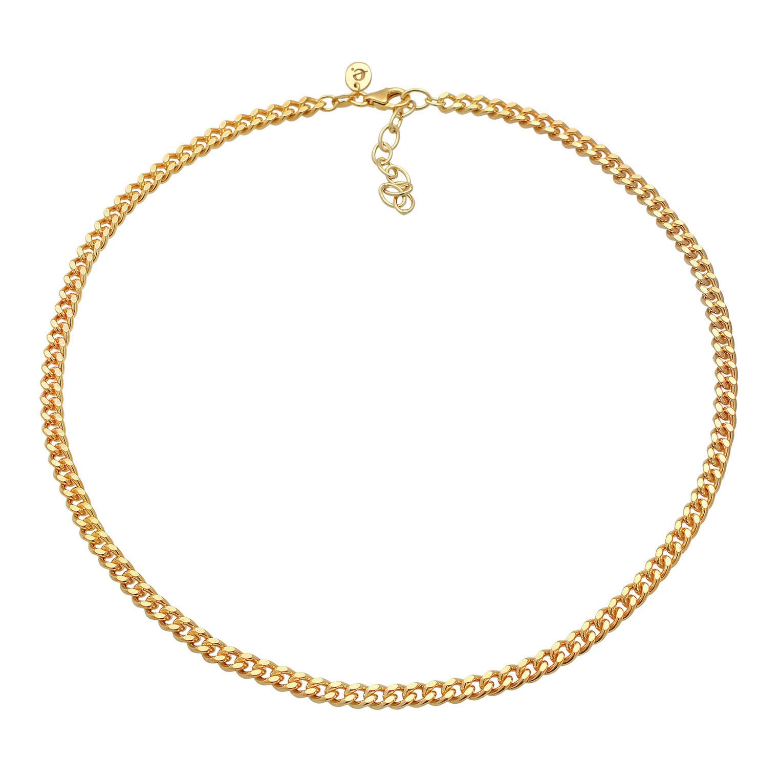 Gold - Elli PREMIUM | Choker | 925 Sterling Silber vergoldet