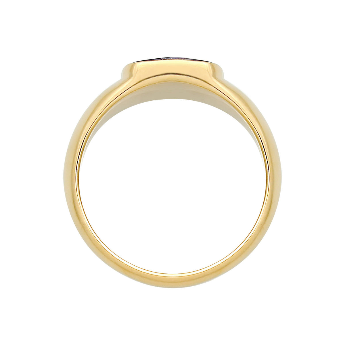 Gold - Elli PREMIUM | Siegelring | 925 Sterling Silber vergoldet