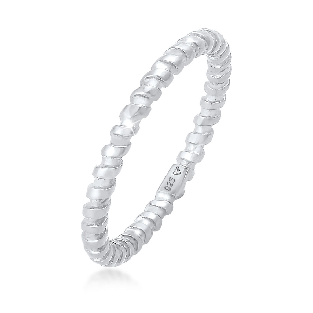 Silber - Elli | Bandring | 925er Sterling Silber