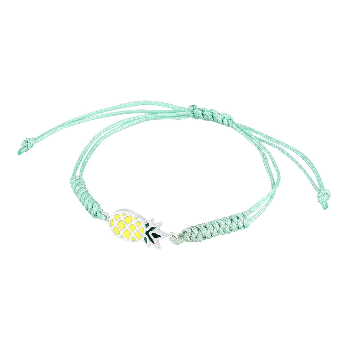 Silber - Elli | Armband Ananas | 925er Sterling Silber