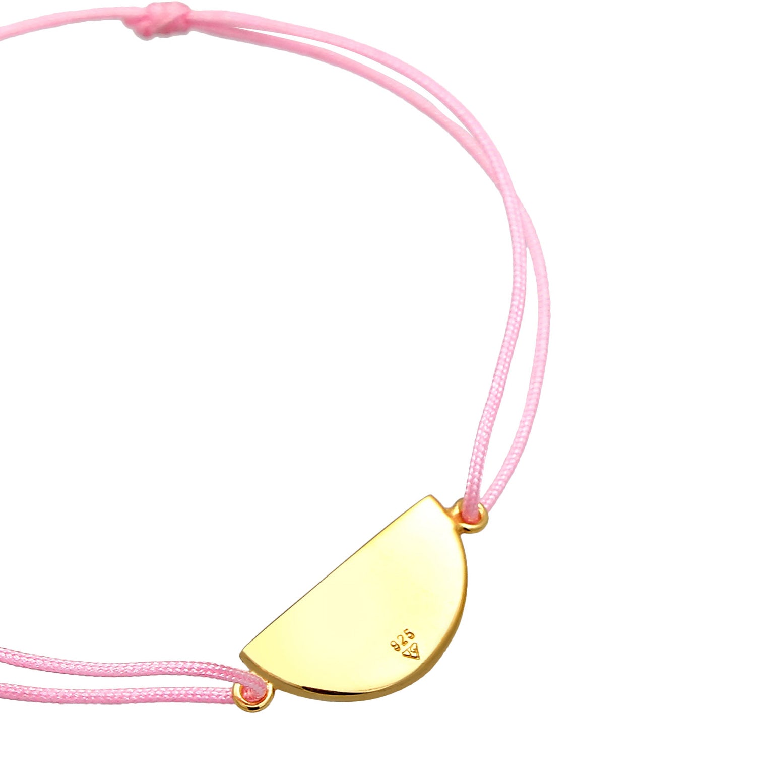 Gold - Elli | Armband Melone | 925 Sterling Silber vergoldet