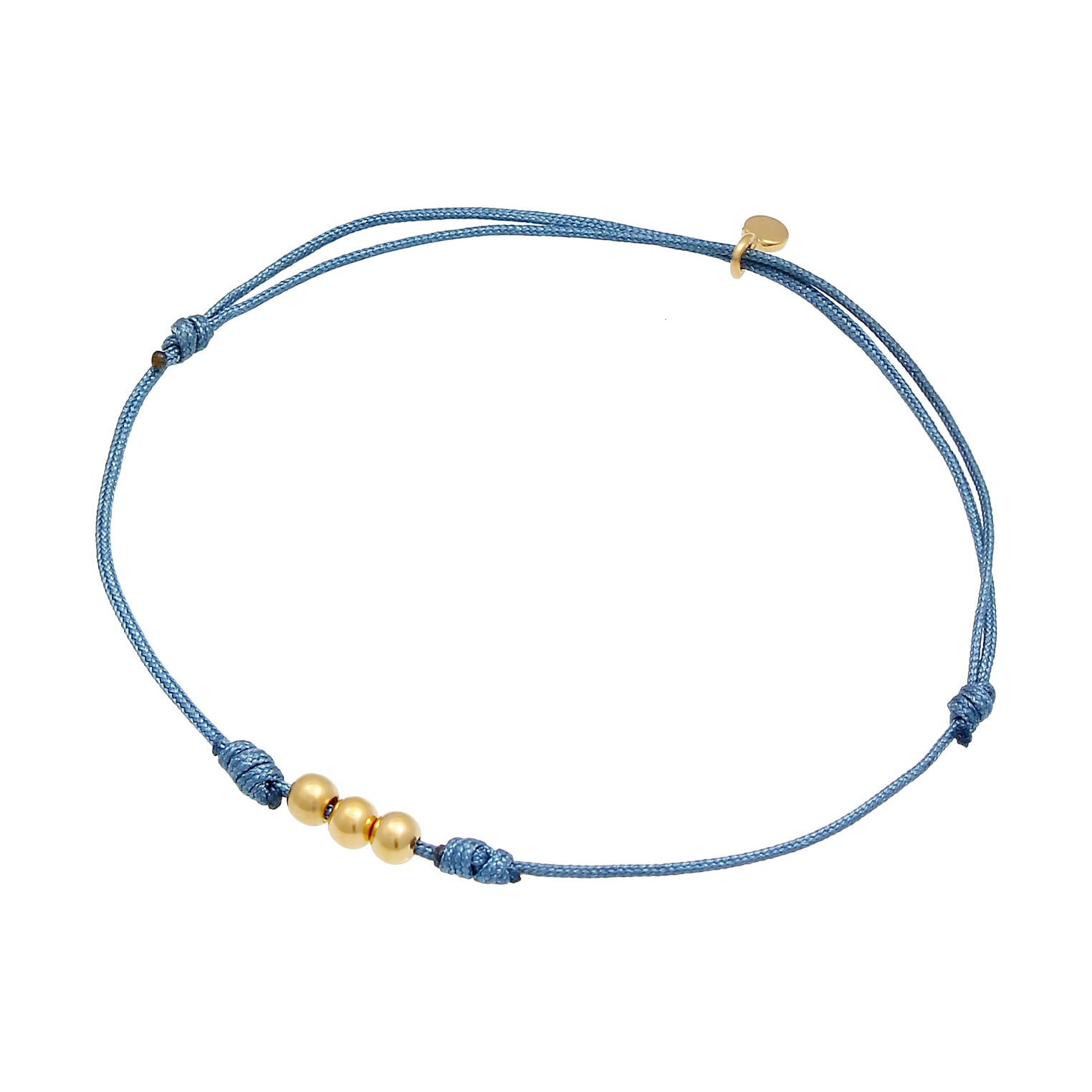 Gold - Elli | Armband Kugel | 925 Sterling Silber vergoldet