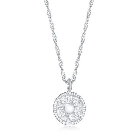 Silber - Elli | Halskette Münze | 925er Sterling Silber