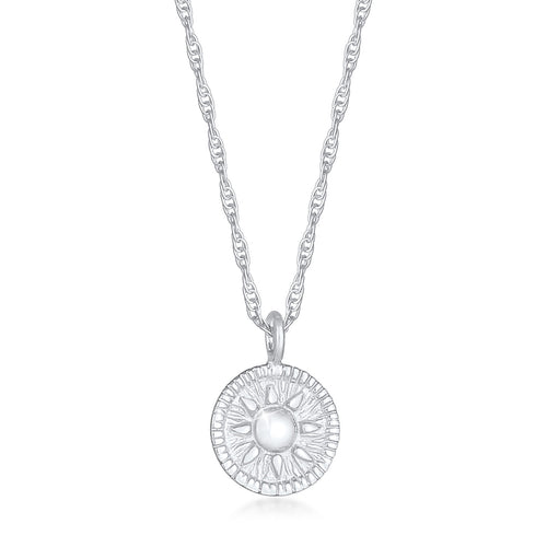 Silber - Elli | Halskette Münze | 925er Sterling Silber