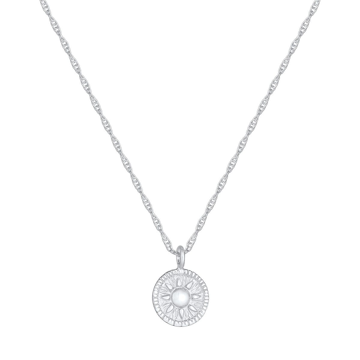 Silber - Elli | Halskette Münze | 925er Sterling Silber