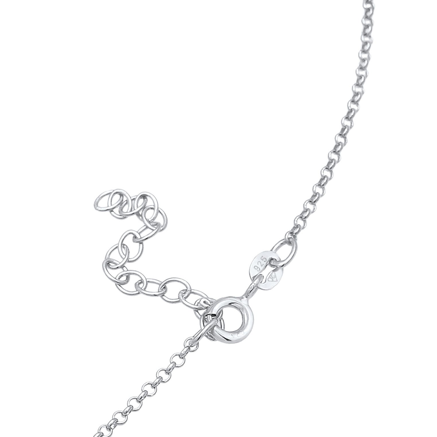 Silber - Elli | Choker | Zirkonia (Weiß) | 925er Sterling Silber