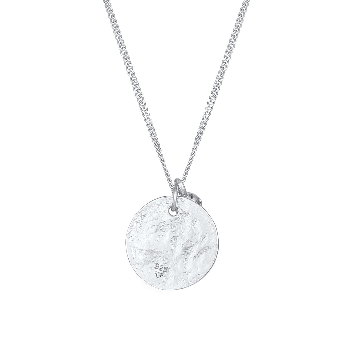 Silber - Elli | Halskette | Mondstein ( Weiß ) | 925er Sterling Silber