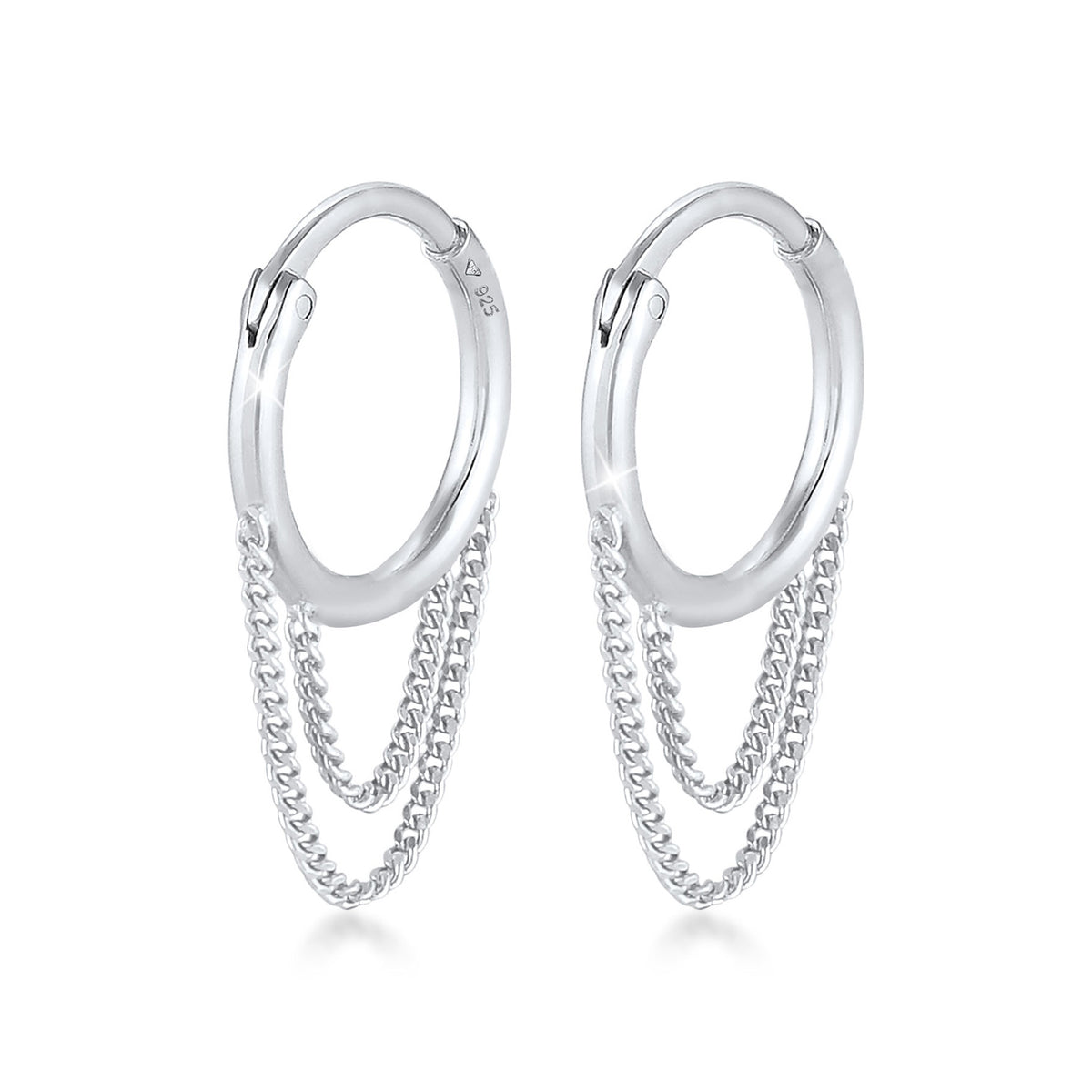 Silber - Elli | Ohrhänger | 925er Sterling Silber