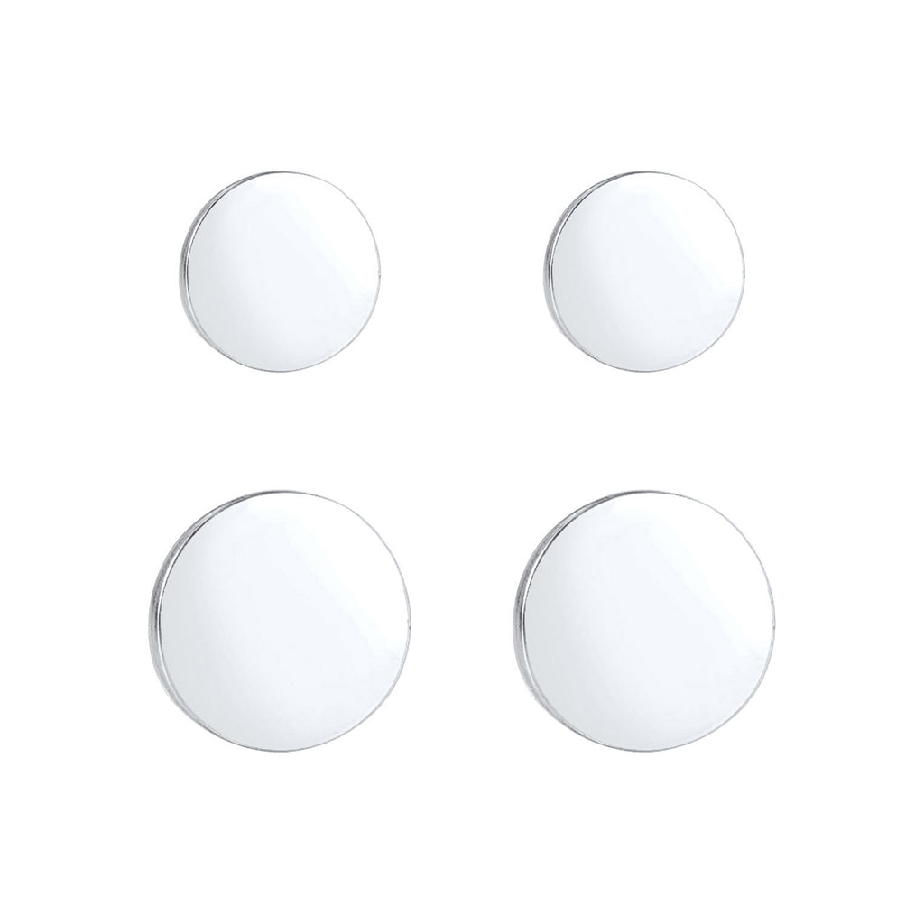 Silber - Elli | Ohrringset Geo | 925er Sterling Silber