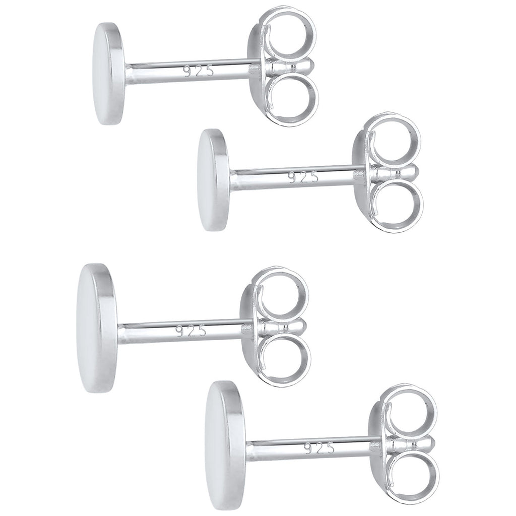 Silber - Elli | Ohrringset Geo | 925er Sterling Silber
